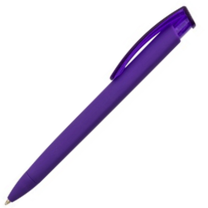 Ручка кулькова UMA soft-touch TRINITY K — охра
