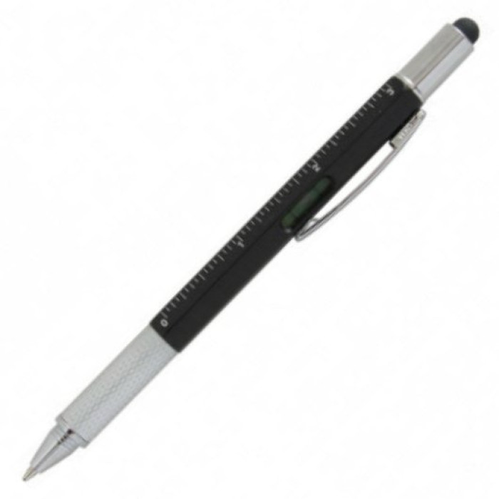 Ручка пластикова MULTI-TOOL PLAST 5 в 1 — синій