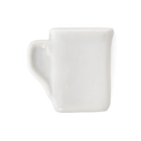 Магніт LITTLE CUP, кераміка — білий