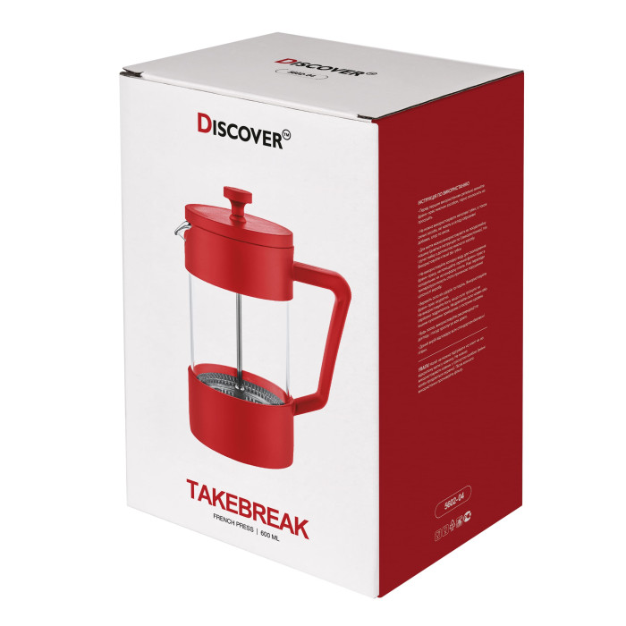 Френч-пресс TakeBreak, 600 мл TM Discover