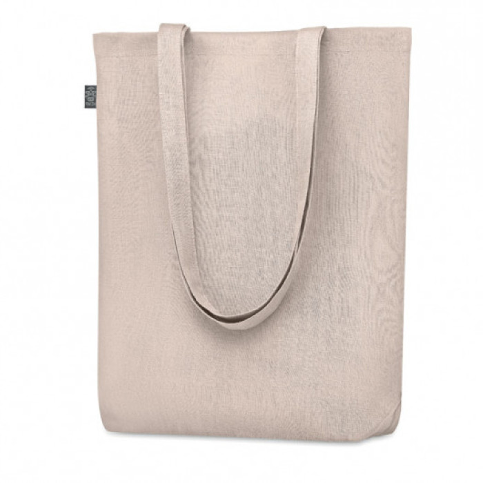 Сумка NAIMA TOTE, 38x10х42 cм, конопля — чорний