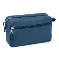 Косметичка NAIMA COSMETIC, 21x8х13 cм, конопля — чорний