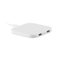 Зарядное устройство беспроводное UNIPAD W2 USB, 9x9x0,9 см - черный