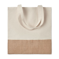 Сумка для покупок INDIA TOTE, 38х41 см — білий