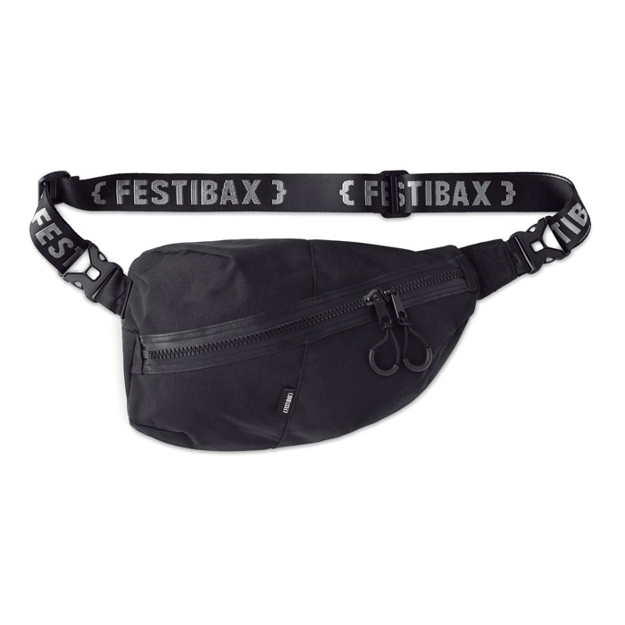 Сумка поясна FESTIBAX® PREMIUM, нейлон — чорний