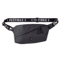 Сумка поясная FESTIBAX® BASIC, полиэстер - серый