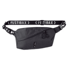 Сумка поясна FESTIBAX® BASIC, поліестер — сірий